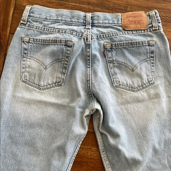 Vintage Levi’s 518 superlow light wash boot cut  denim jeans ( 30 x 28 ) USA - Picture 6 of 16